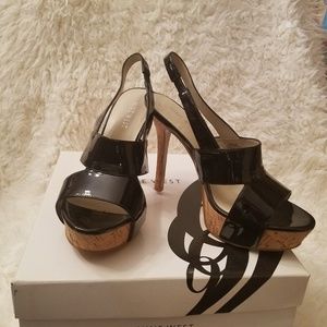 Nine West Fair Game Black Patent Leather Shoes